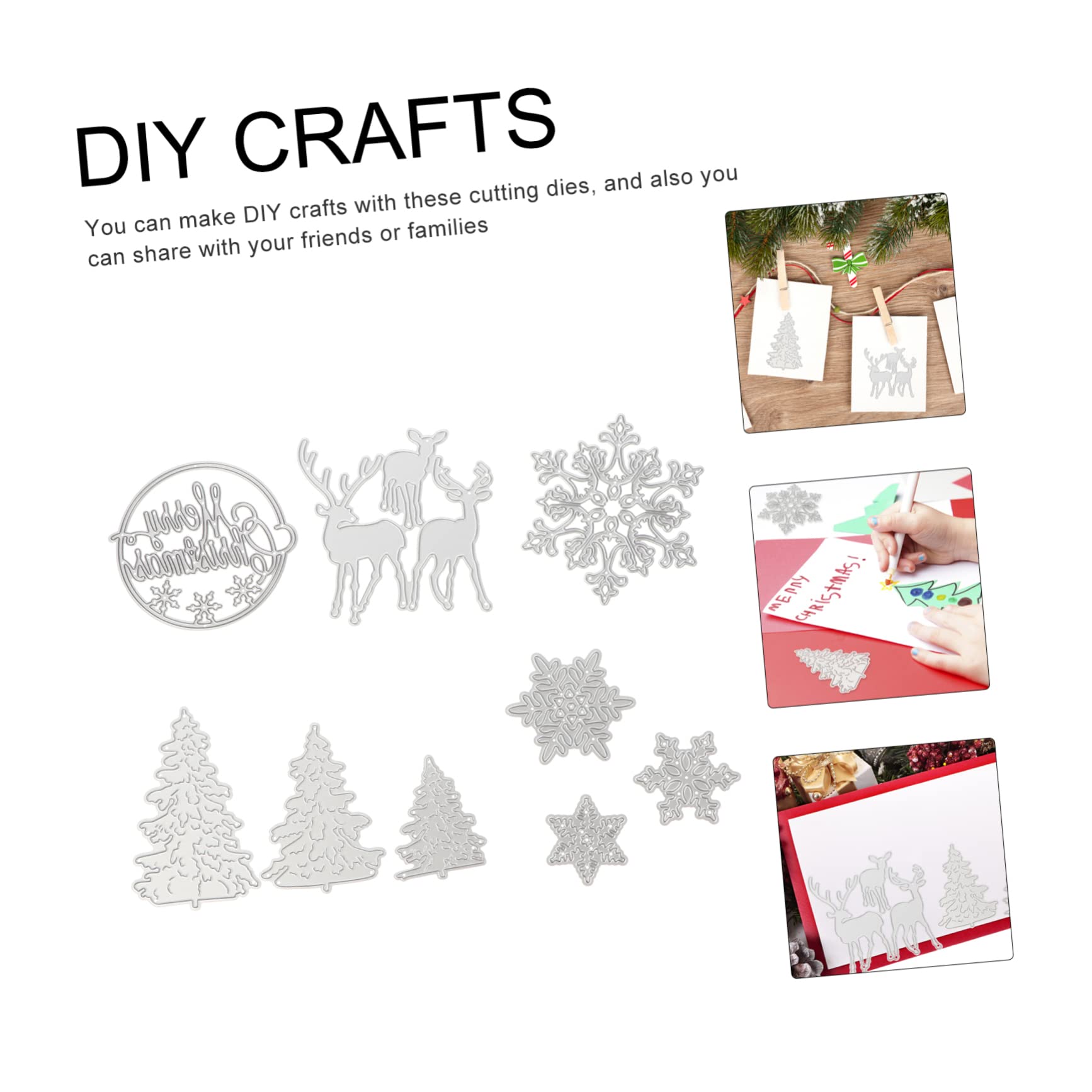 ARTIBETTER Metal Cutting Dies Stencils Christmas Stocking Dies for Card Making Paper Crafts