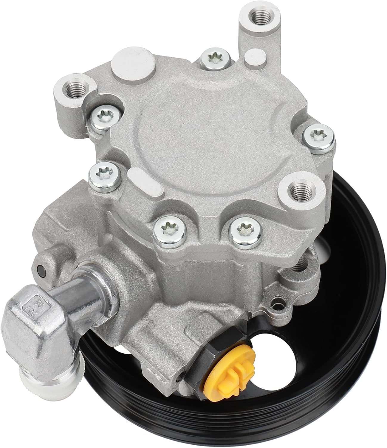 IRONTEK Power Steering Pump 24663801 w/Pulley Fit for Mercedes-Benz ML320 1998-2003, ML350 2003-2005, ML430 1999-2001, ML500 2002-2005, ML55 AMG 2000-2003, Power Assist Pump