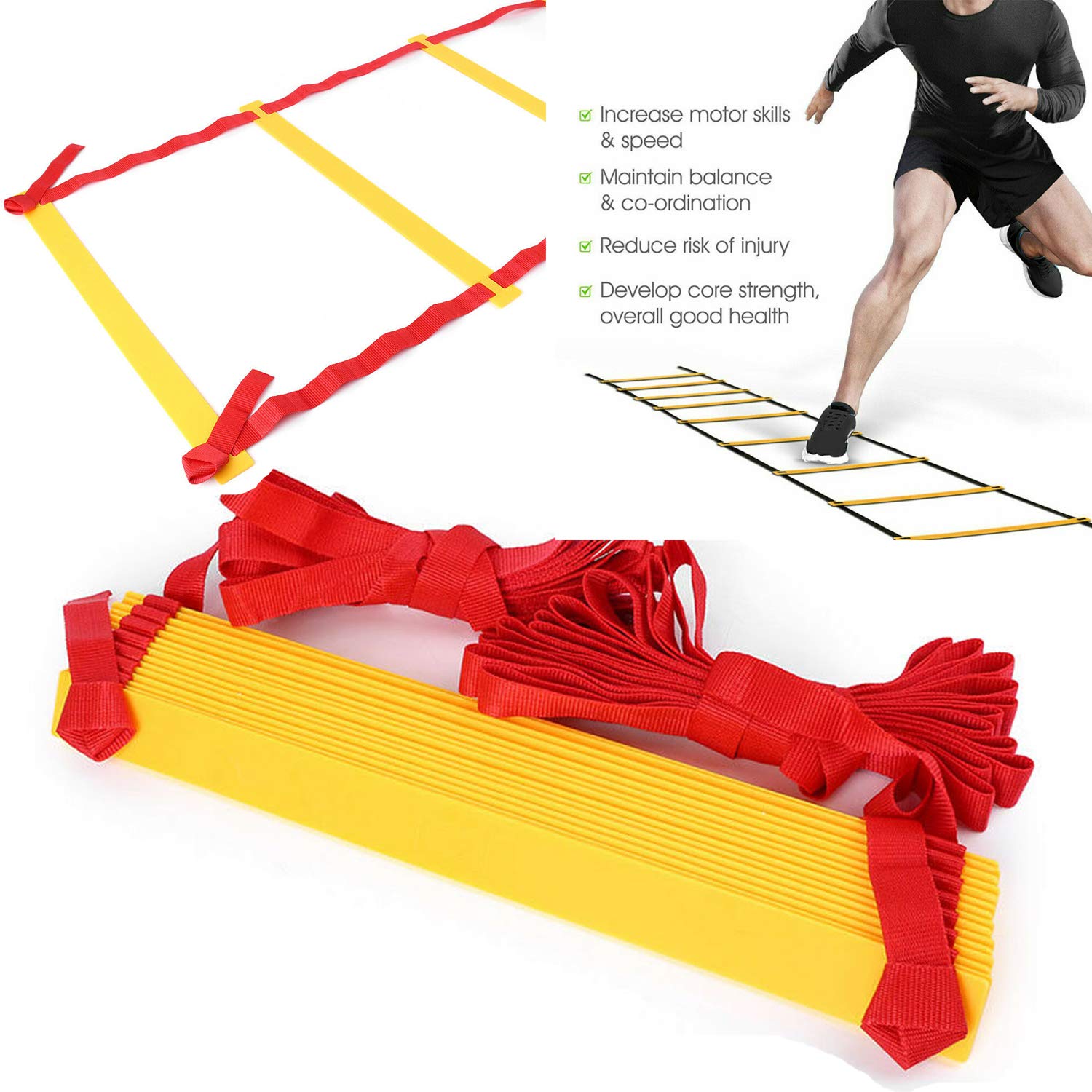 Running Rope Workout Set Aazon.co : Soulchen 17 X 5 Ft Running Ropes ...