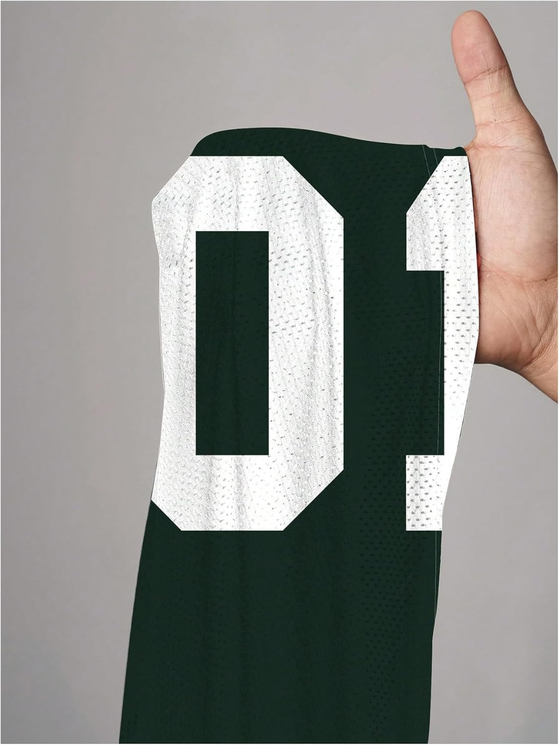 Women's Number Graphic Mesh Oversized Jersey Shirts Y2K Half Sleeve V Neck Athletic Shirts - Image 4