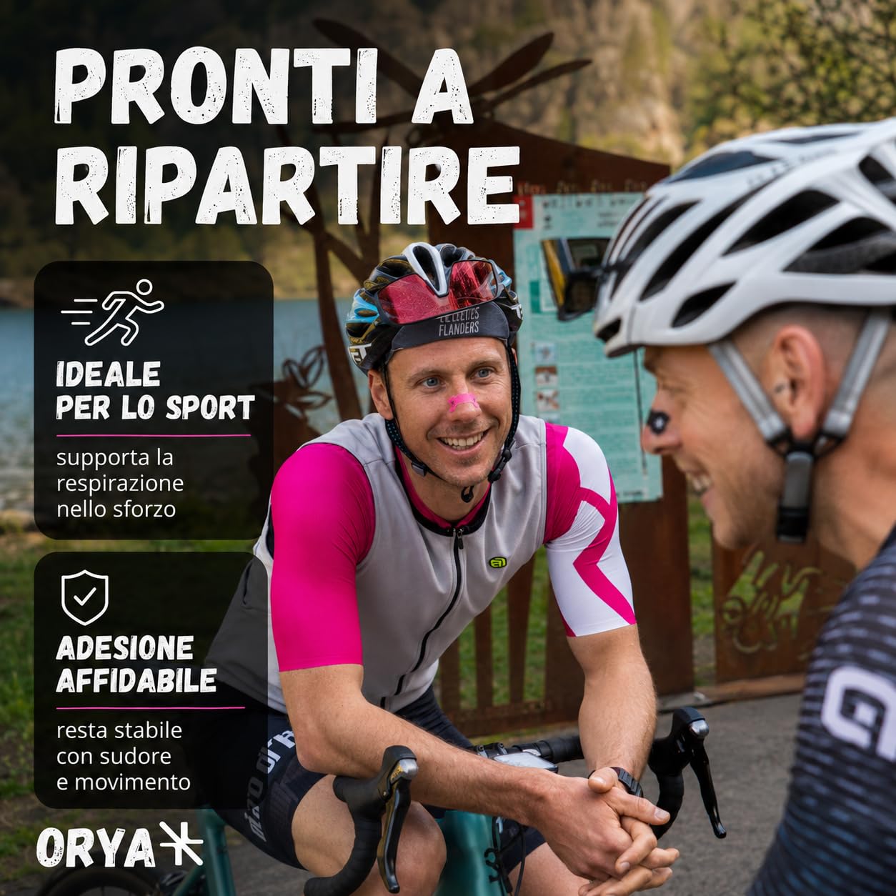 ORYA, 30 Cerotti Nasali Antirussamento e per lo Sport, Dilatatore Nasale per Respirare Meglio, Riduce il Russamento, Nero