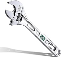 Vista 12 de SK Llave ajustable de 6 pulgadas, capacidad de mandíbula de 15/16", acero Cr-V, SAE y básculas métricas