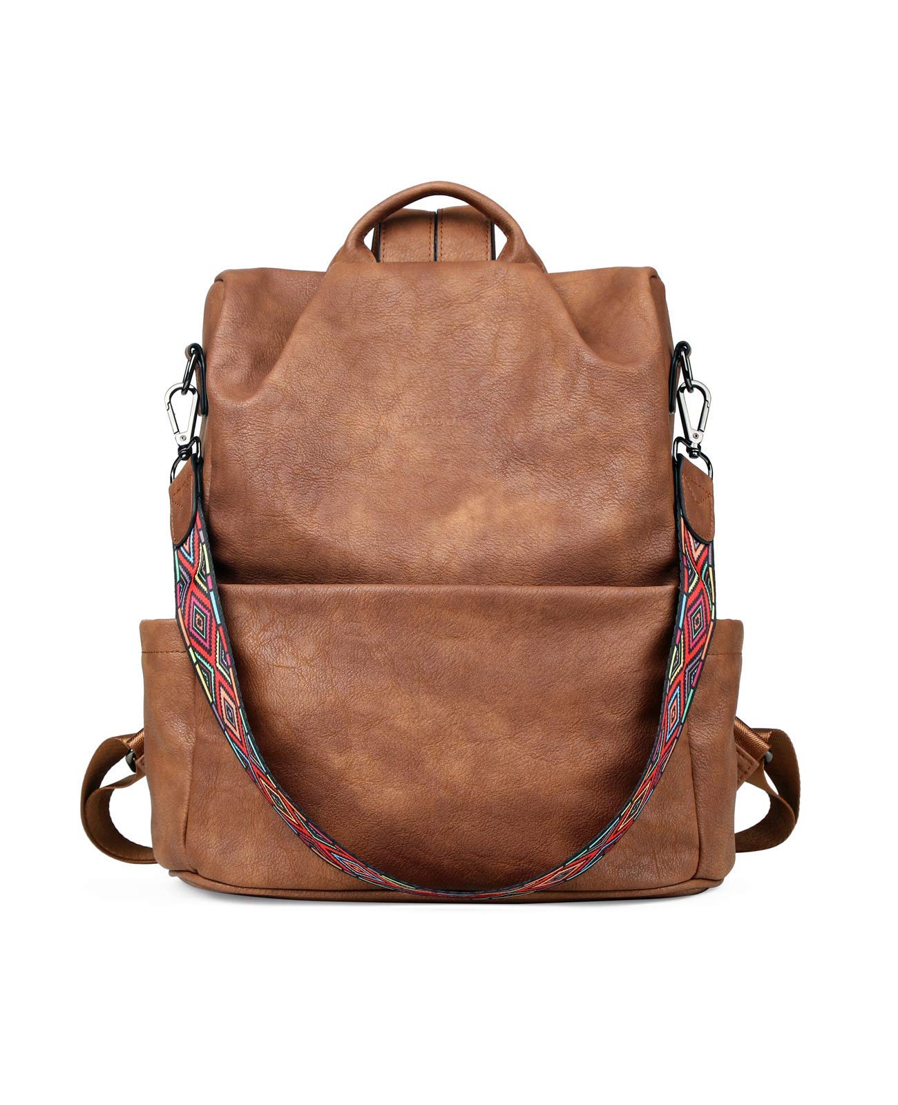 Buy FADEON Womens Leather Backpack Purse, Convertible Shoulder Bags for