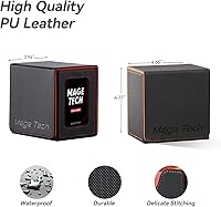 Vista 5 de Caja de cartas para MTG Commander, diseño patentado, pantalla Commander, se adapta a 100 tarjetas de doble manga, ladrillo de tarjetas de 35 puntos