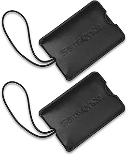 2-Pack Vinyl ID Tags, Black