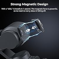 Vista 3 de SMALLRIG Juego de filtros magnéticos ND para DJI Osmo Pocket 3, incluye filtro multicapa ND8, ND64, ND256 y protector de pantalla, accesorios