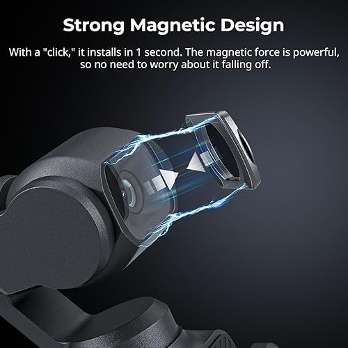 Miniatura 3 de SMALLRIG Juego de filtros magnéticos ND para DJI Osmo Pocket 3, incluye filtro multicapa ND8, ND64, ND256 y protector de pantalla, accesorios para