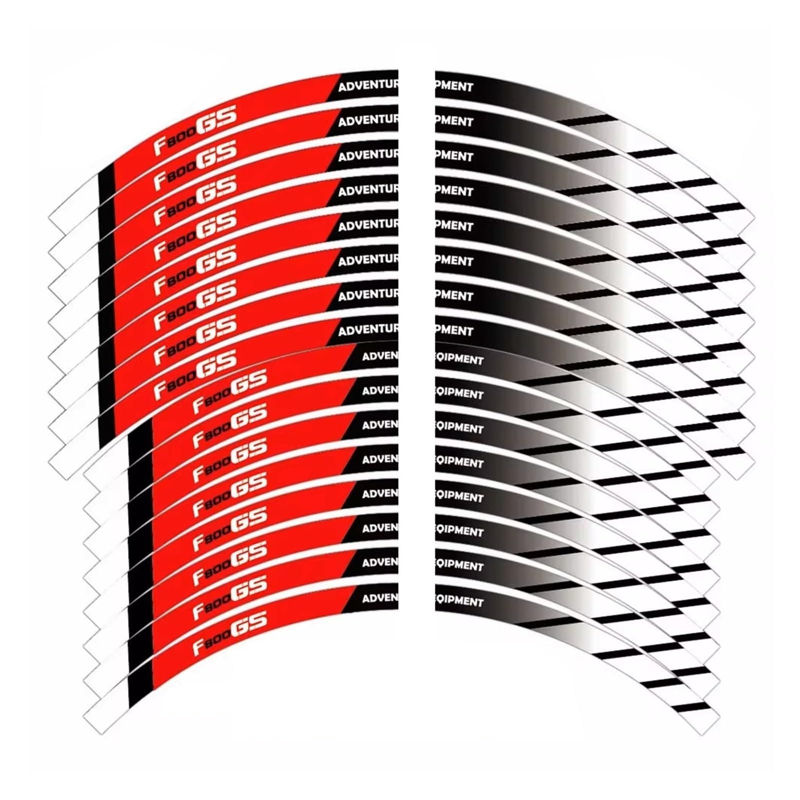 Reflective Sticker for F800GS 21″17″ Motorcycle Wheel Stickers Reflective Hub Accessories Decals Rim Stripes Tape Waterproof