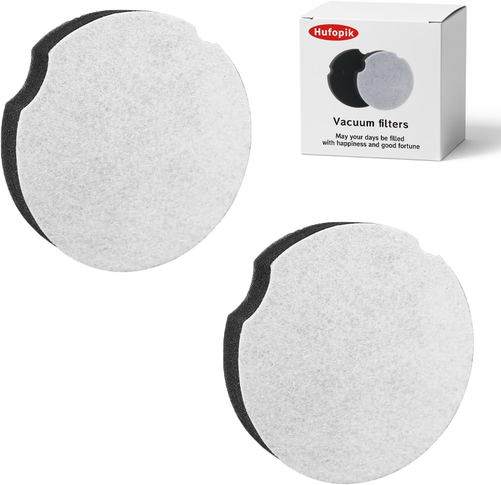 2 Pack Filter Replacement suitable for Bissell Powerforce Compact Lightweight Upright 2112 1520 for Bissel Turbo Bagless 2690 Vacuum Cleaner