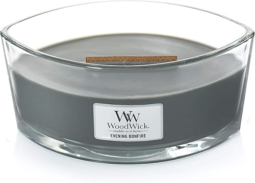 Miniatura 3 de WoodWick Ellipse Velas perfumadas, hoguera nocturna (16 onzas) y arena y madera flotante (16 onzas)
