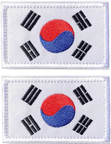 Vista 96 de 2 unidades AliPlus Parches de bandera de Colombia bordados, parches tácticos militares morales, applique con gancho y bucle