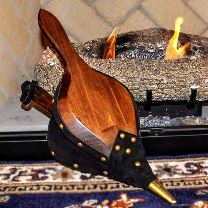 Johnny Beard Round Back Bellows Fireplace Accessories