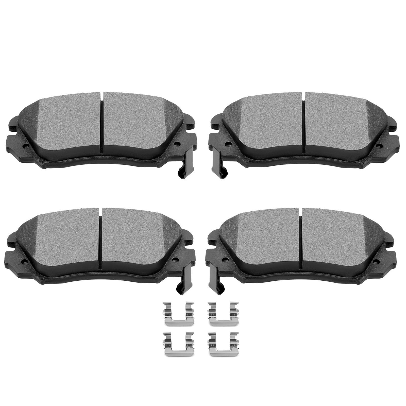 SCITOO D1421 Front Ceramic Brake Pads Sets Fit For Buick Allure/Cascada/LaCrosse/Regal,For Chevy Equinox/For Malibu/Impala/Malibu Limited,For GMC Terrain 2010-2017,For Saab 9-5 2011