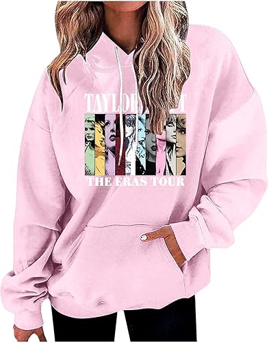 Sudaderas con capucha para mujer, a la moda, para adolescentes, niñas, lindos trajes de gran tamaño, camisetas de 1989