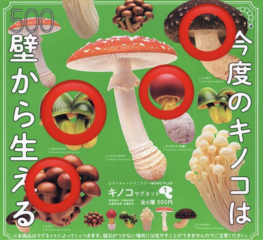 きのこの山　マグネット　 4個入り きのこの山 マグネット 4個入り 楽天市場】きのこ マグネットの通販