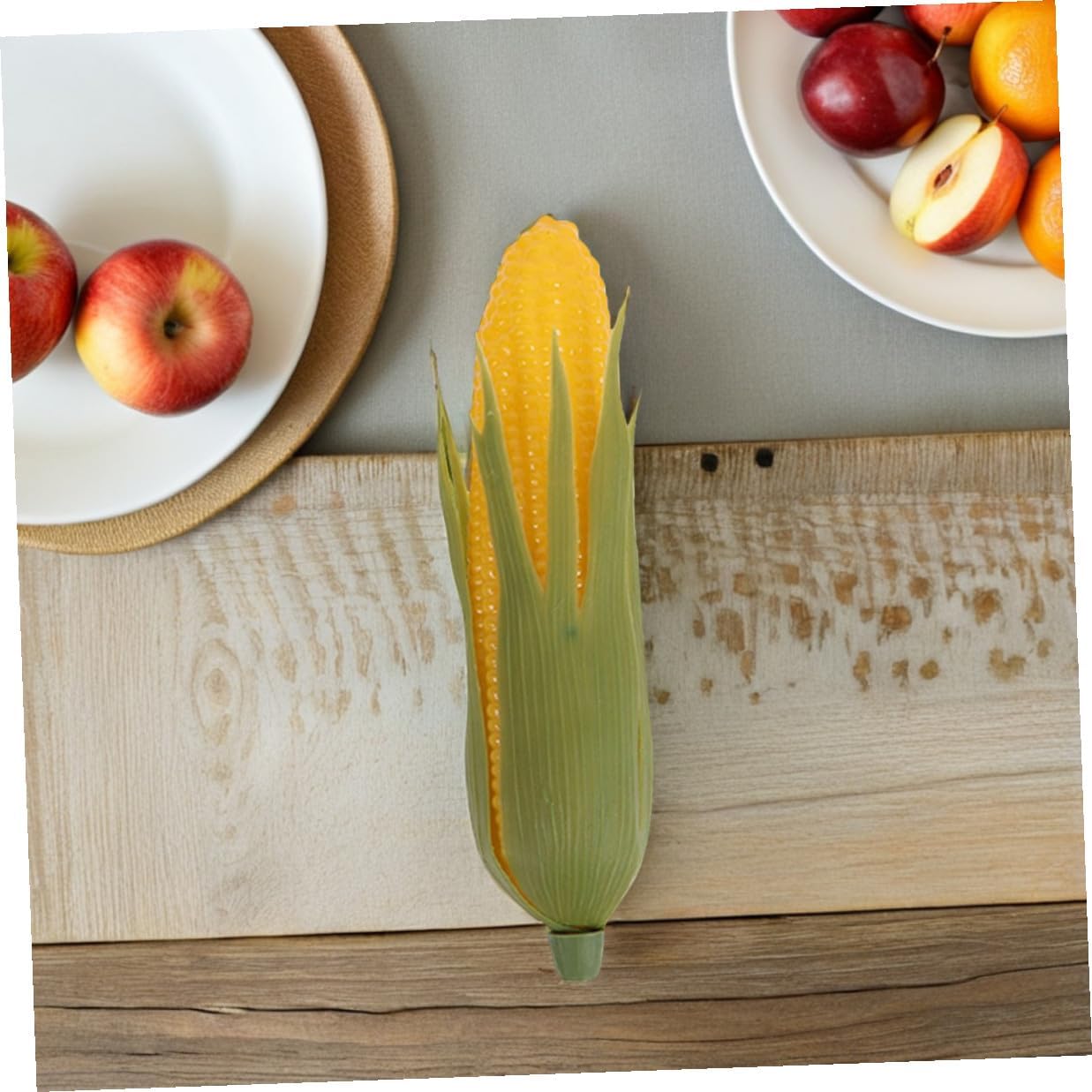 8pcs Artificial Corn Models Lifelike Simulation Corn Cob Faux Vegetable Decor for Kitchen Photography Props and Home Display