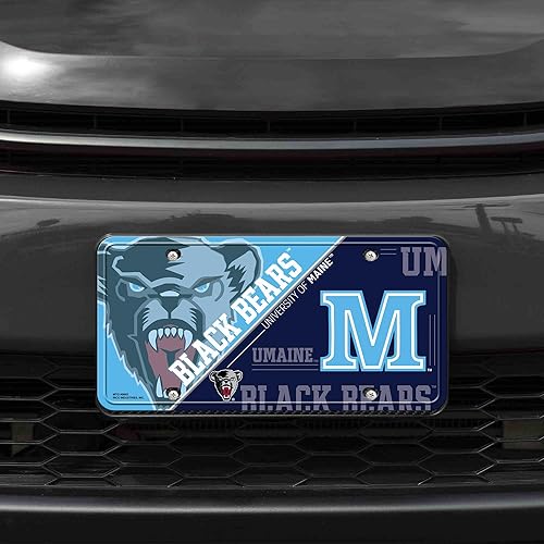 Miniatura 147 de NCAA etiqueta de metal para auto, negro