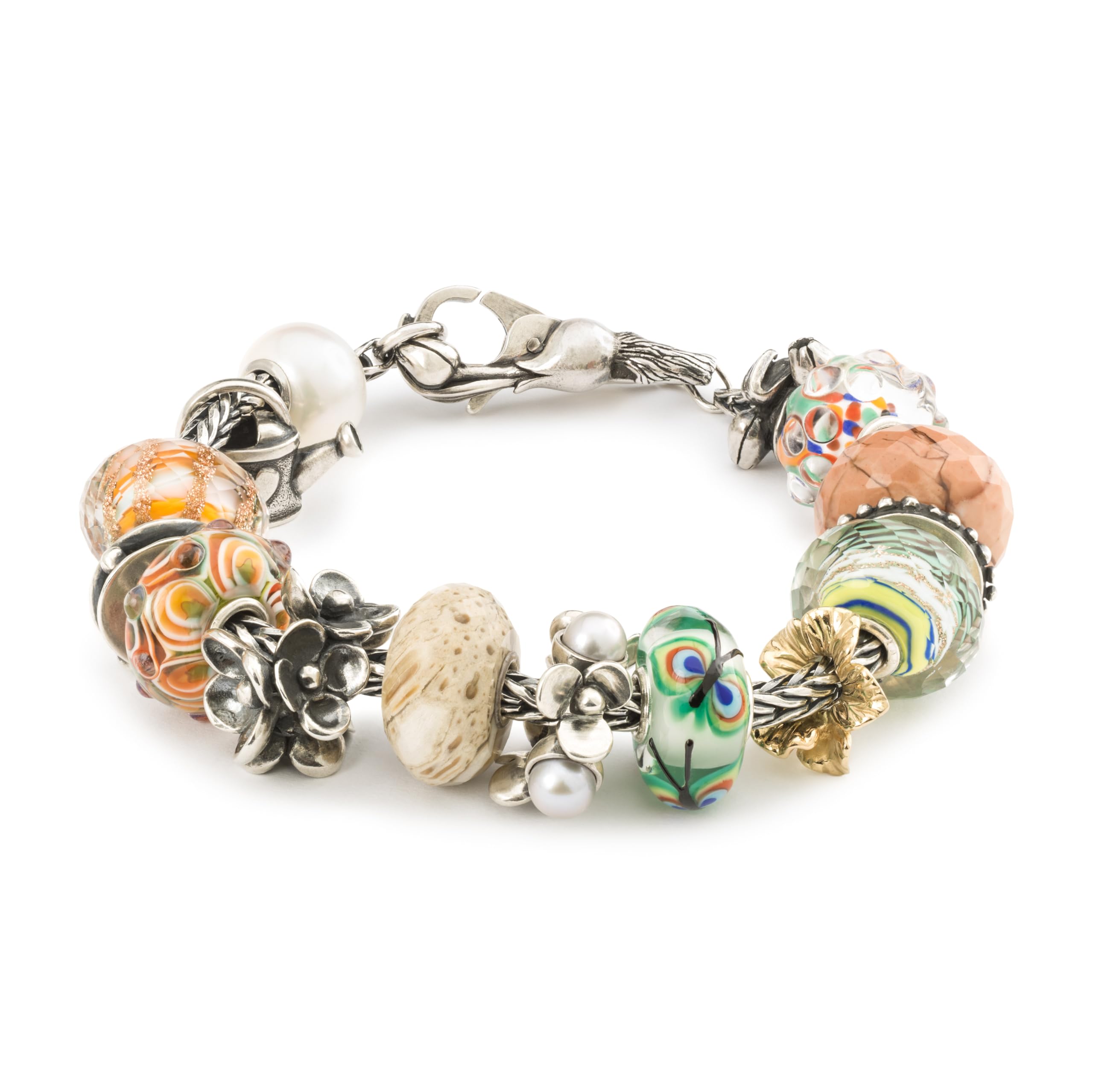 Trollbeads Frühlingskollektion Blühende Verbindungen Verschlüsse 2024 (Tulpen des Optimismus Verschluss TAGLO-00126)