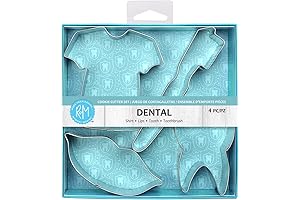 Toothsome 4-Piece Dental Cookie Cutter Set