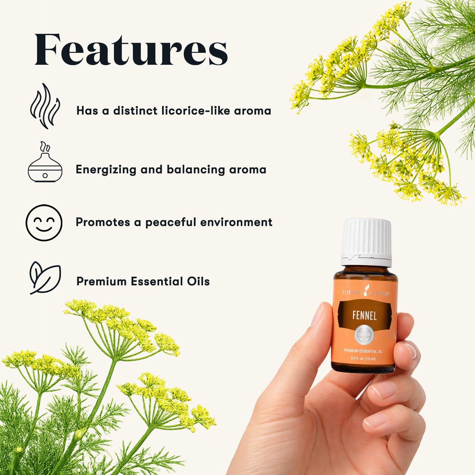 YOUNG LIVING フランキンセンス 15mL Amazon.com: Young Living Fennel Essential Oil | 15 ml | Sweet