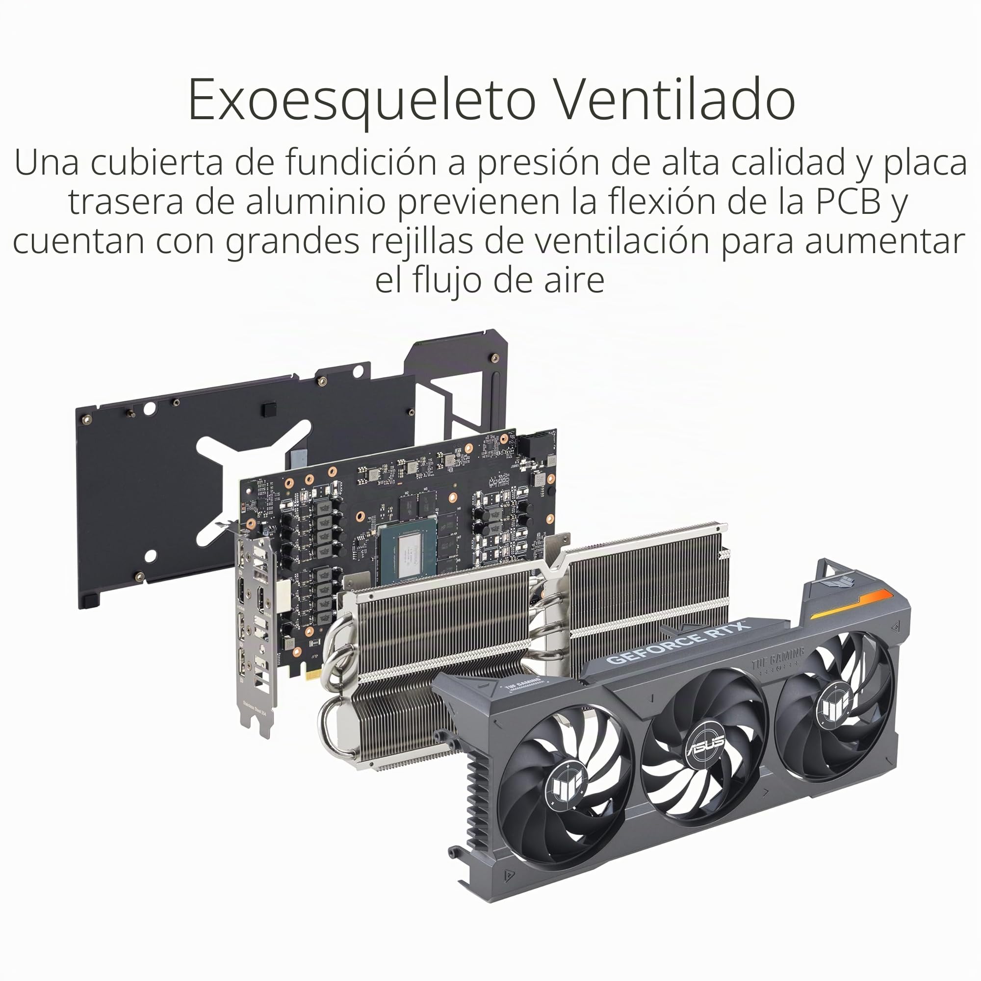 ASUS TUF Gaming NVIDIA GeForce RTX 4070 Ti Super OC Edition - Tarjeta gráfica Gaming (PCIe 4.0, 16GB GDDR6X, HDMI 2.1a, DisplayPort 1.4a)