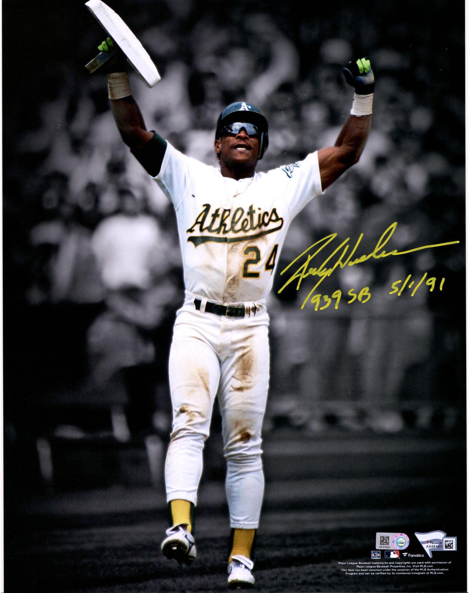 Topps Rickey Henderson Oakland Athletics 11