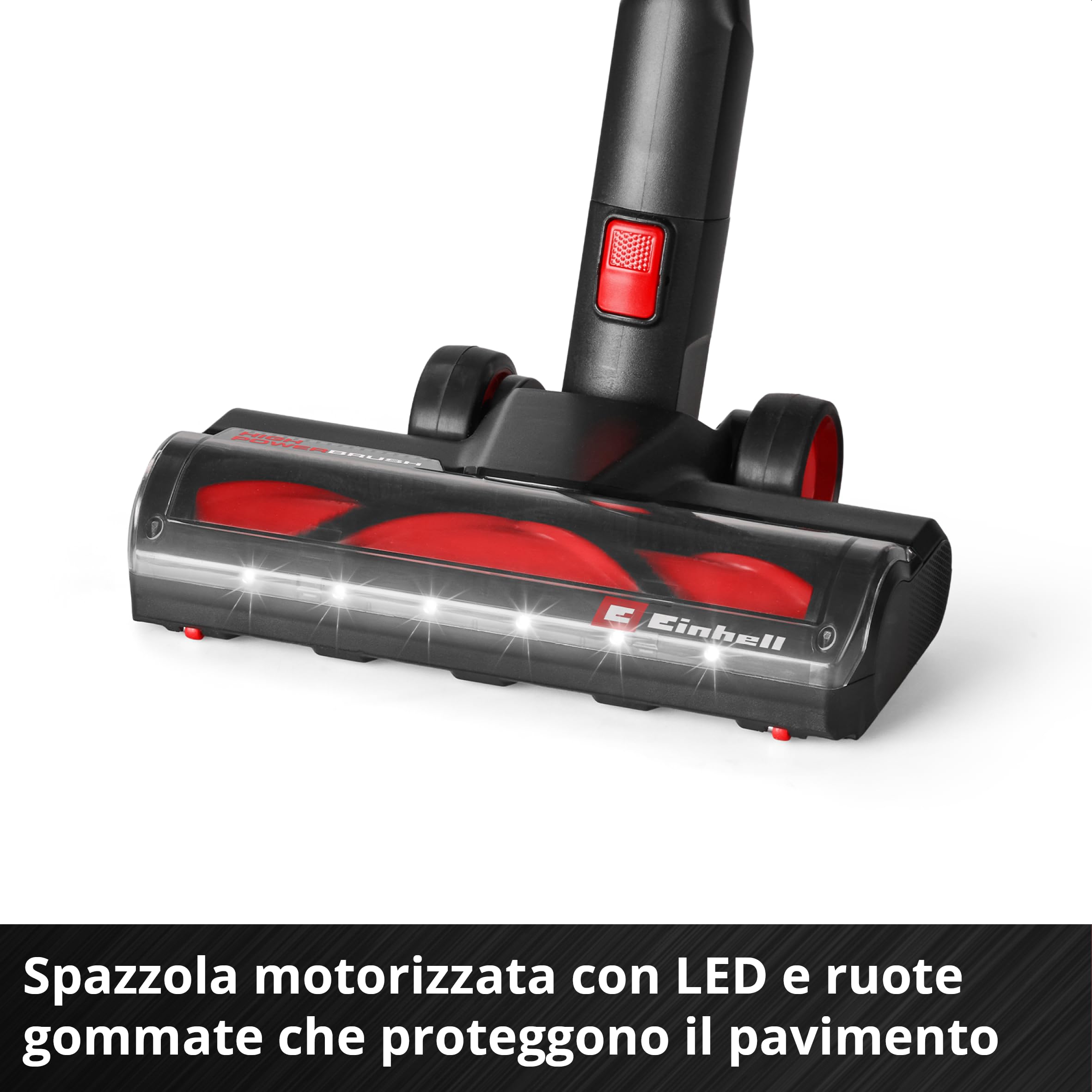 Einhell aspirapolvere senza filo TE-SV 18/270 Li E BL-Solo PXC (18 V, Brushless, 270 mbar, senza sacchetto, 3 velocità, sistema filtraggio triplo, incl. accessori, senza batteria)