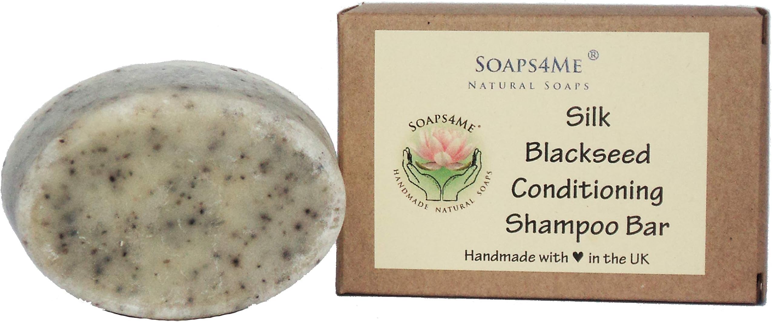 ATTIS Handmade Silk Blackseed Conditioning Shampoo Bar | with Shea Butter | Tea Tree, Lavender & Rosemary Essential Oils | Sulfate Free | Aloe Vera gel | For Men & Women | Vegan