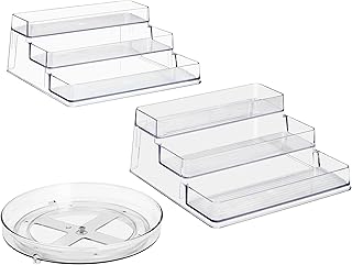 Sorbus Pantry Spice organizer Set, 3-Tier Seasoning Organizer for Cabine...