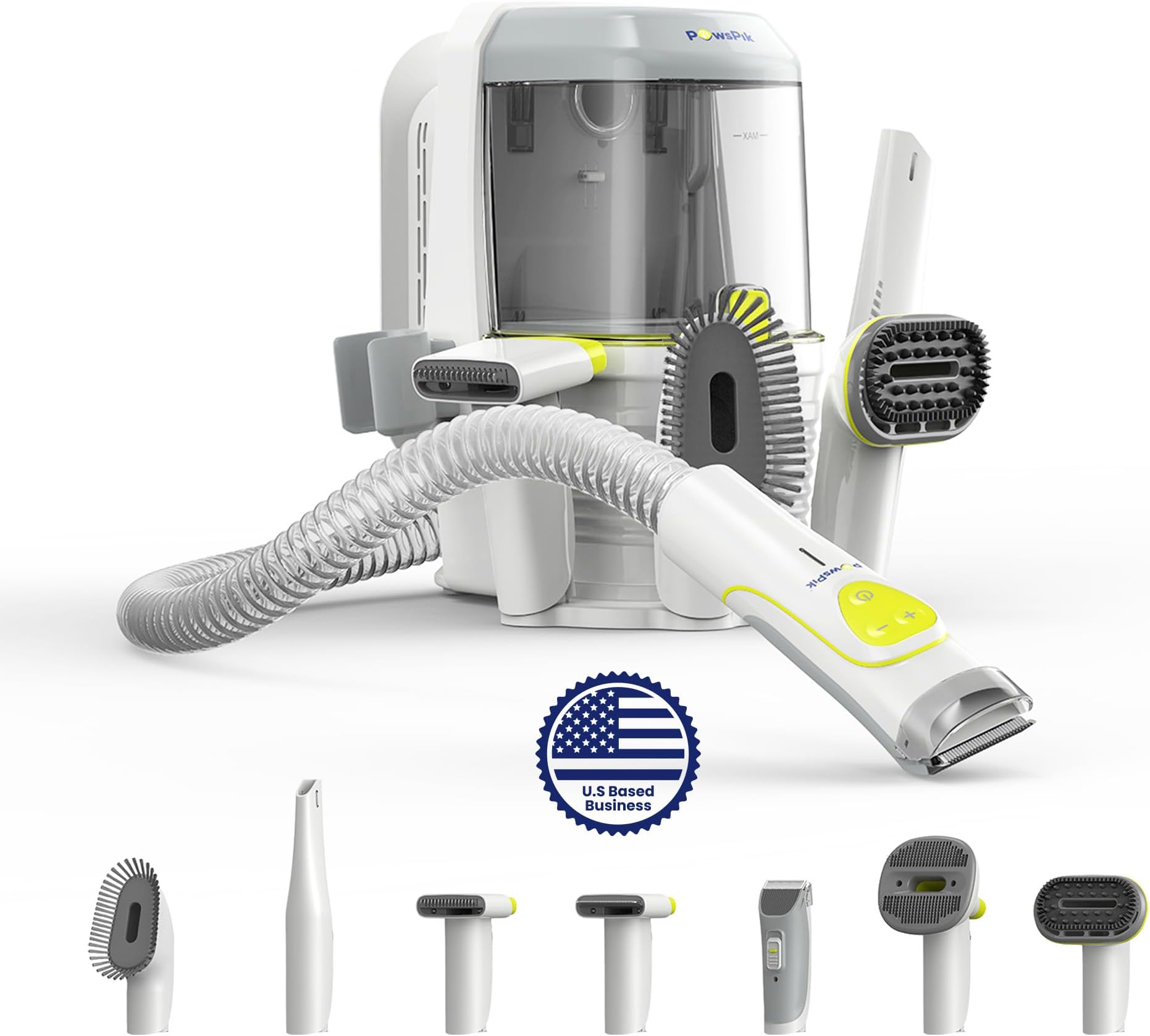A closer look at Pet Grooming Vacuum With Detachable Suction Control