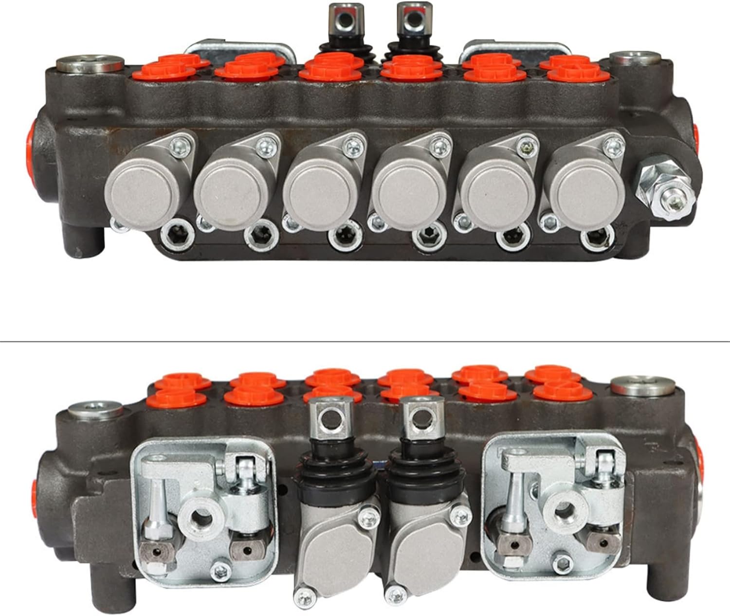 6 Spool 21GPM Hydraulic Directional Control Valve, 3625PSI SAE Ports Double Acting Hydraulic Valve with Joystick