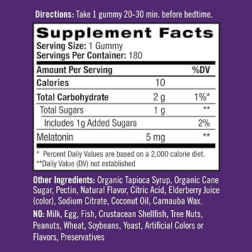 Natrol Melatonin 5 mg 180 Gummies