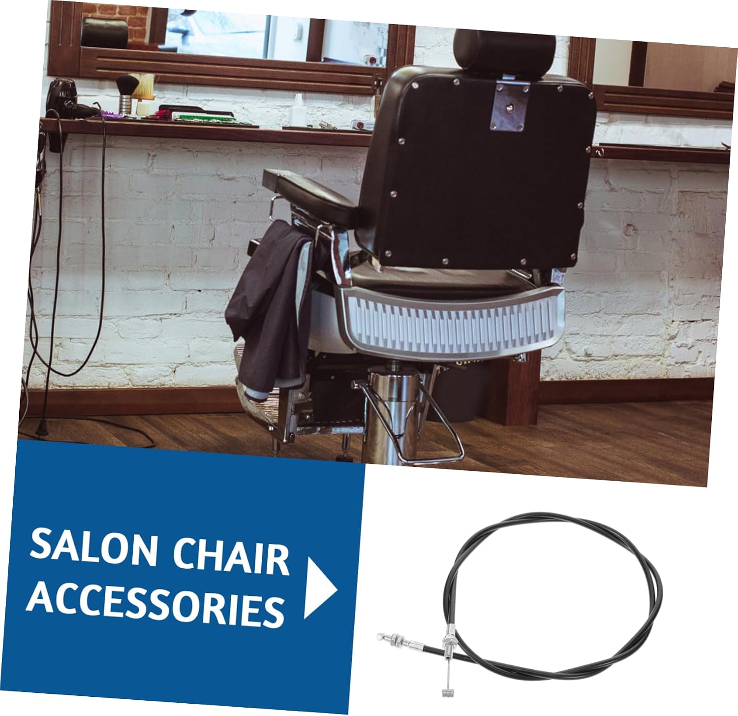 VALICLUD Recliner Cable Pull Handle Hydraulic Base Salon Chair Replacement for Hair Salon Equipment and Couch