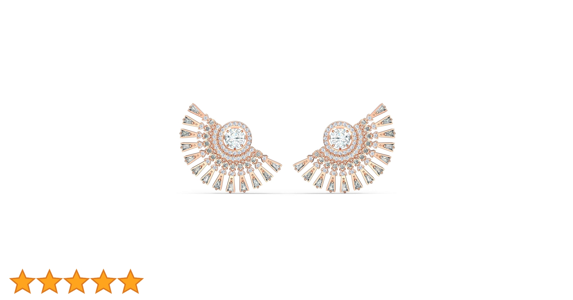 SWAROVSKI/ピアス/SPARKLING DANCE DIAL UP/美品 SWAROVSKI SPARKLING DANCE DIAL UP PIERCED EARRINGS, GRAY