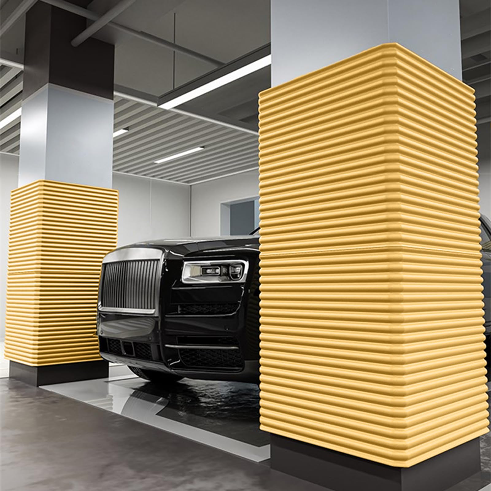Protector Pared Garaje Autoadherente Protector Columnas Garaje Parking Esquinas Anticolisión Protectores Puertas y Paragolpes Coche