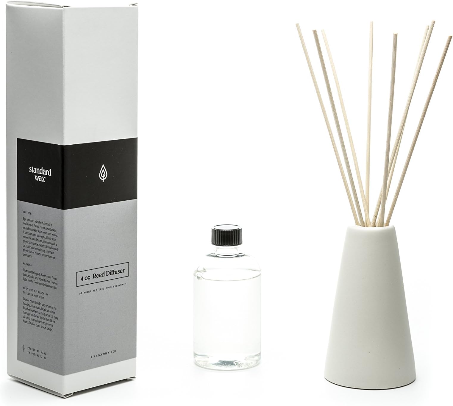 Standard Wax Reed Diffuser - White Tea + Thyme