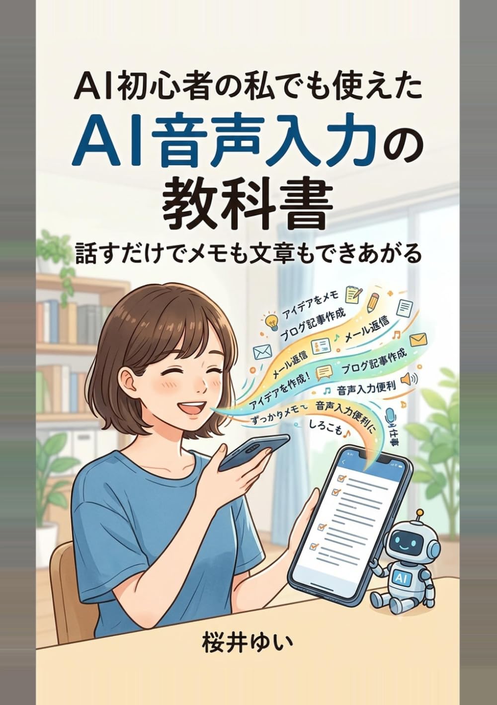 AI初心者の私でも使えたAI音声入力の教科書: 話すだけでメモも文章もできあがる (やさしいAIツール入門シリーズ)