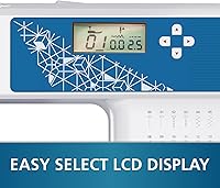 Vista 6 de MILLEPUNTI MHP30 Máquina de coser y acolchar computarizada con pantalla LCD, 40 puntadas integradas, 4 pies incluidos y kit de accesorios