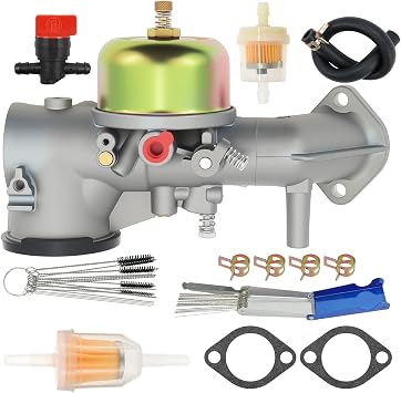 Autu Parts 491031 Carburetor Compatible with 490499 491026 281707 393410 12HP Engine Fit for Toro 30102 30103 30111 55600 Mower Tractor With Gaskets fits 253702-0315-01 253707-0220-01