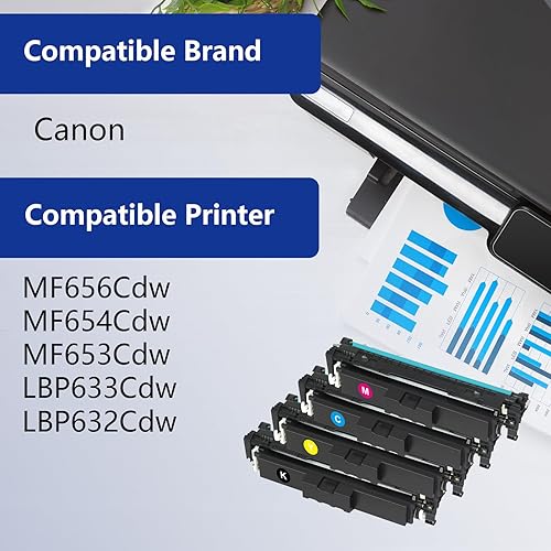 Miniatura 2 de EVEINK Cartucho de tóner 067 067H de alto rendimiento remanufacturado 067 Cartucho de tóner 067 5102C001 5101C001 5099C001 Reemplazo para CAN0N