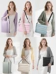 HYZUO 13.3-14 Inch Laptop Sleeve Bag for MacBook Pro 14 M5-M1 A3426 A3427, MacBook Pro/Air 13, 13" 13.3" Dell/HP/Lenovo/Asus/Acer/Samsung, Women Shoulder Bags Case Work Daily Handbag, Lilac Purple