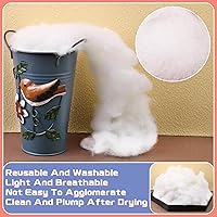 Vista 6 de Bupete Relleno de relleno de poliéster de 1.98 libras/31.75 oz, relleno de almohada (1.8 oz ~ 4.18 libras), rellenos para animales de peluche