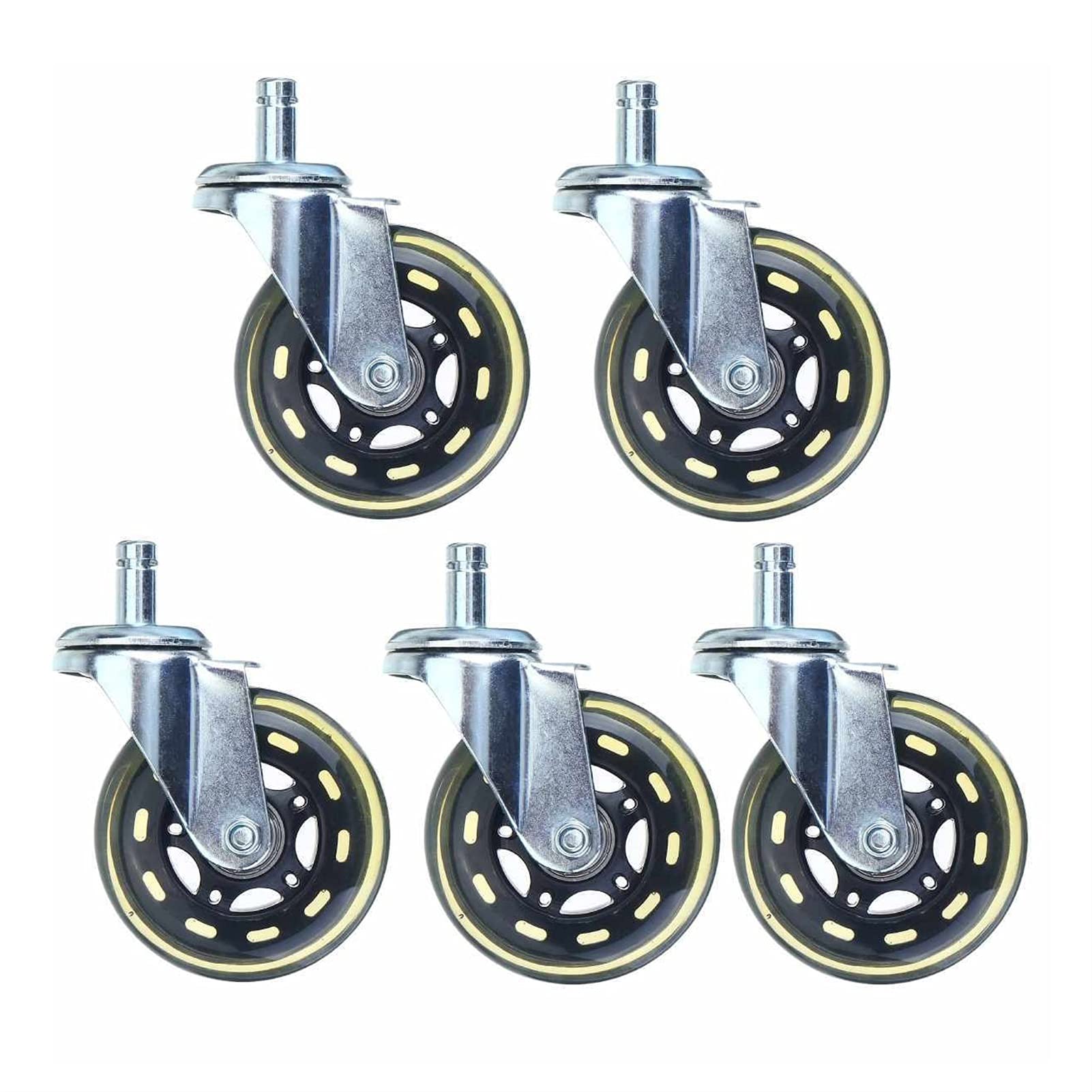 Buy Profiles Caster's Wheels 5. أجهزة الكمبيوتر 3. بوصة مكتب كرسي عجلات
