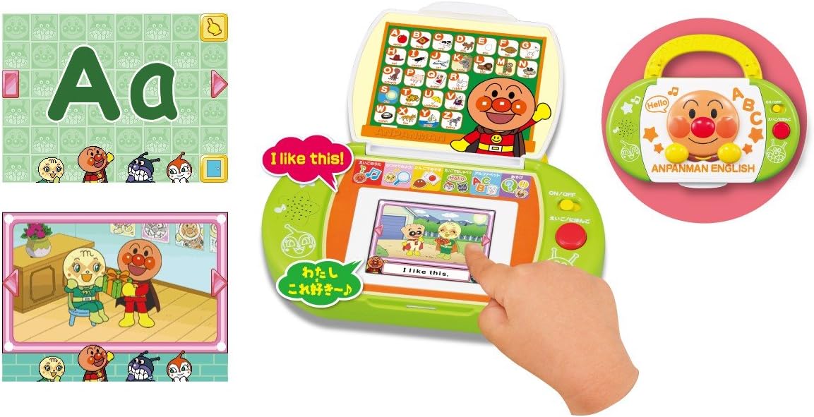 Amazon おしゃべりいっぱい たっちであそぼ アンパンマンはじめてenglish えいご 赤ちゃん 幼児のおもちゃ おもちゃ