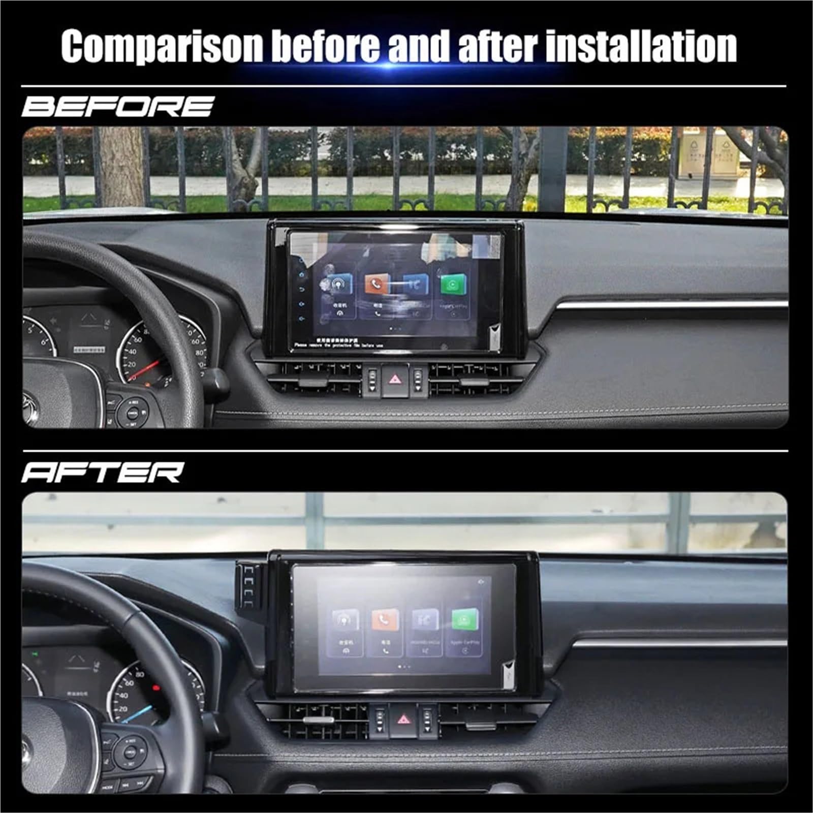 Do Toyota Do RAV4 XA50 2019 2020 2021 2022 uchwyt na telefon komórkowy