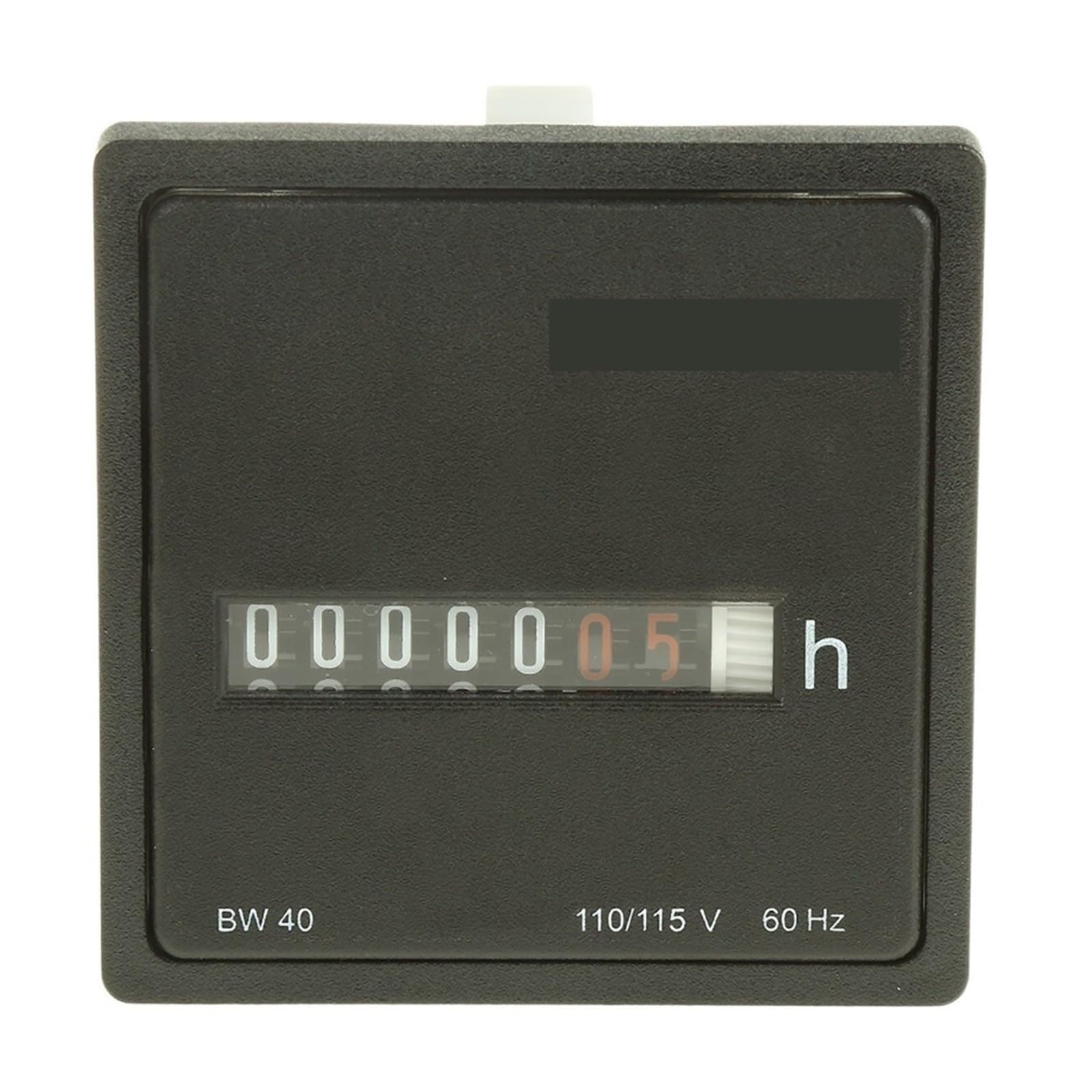 Compteur horaire BW40.x8 110/115VAC 60Hz Compteur d'heures de Fonctionnement analogique