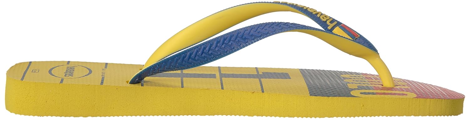 HAVAIANAS UNISEX TEAM III COLUMBIA SANDALS( Unisex) Havaianas Unisex Teams III - Brazil Sandal,Blue/White,35/36  main image 3