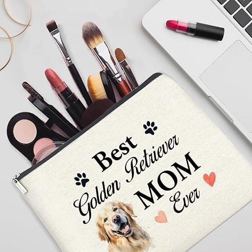 Miniatura 5 de YeleY Golden Retriever - Bolsa de maquillaje para mujer, para perros, mamá, amantes de los perros, adolescentes, niñas, mejor perro perdiguero de
