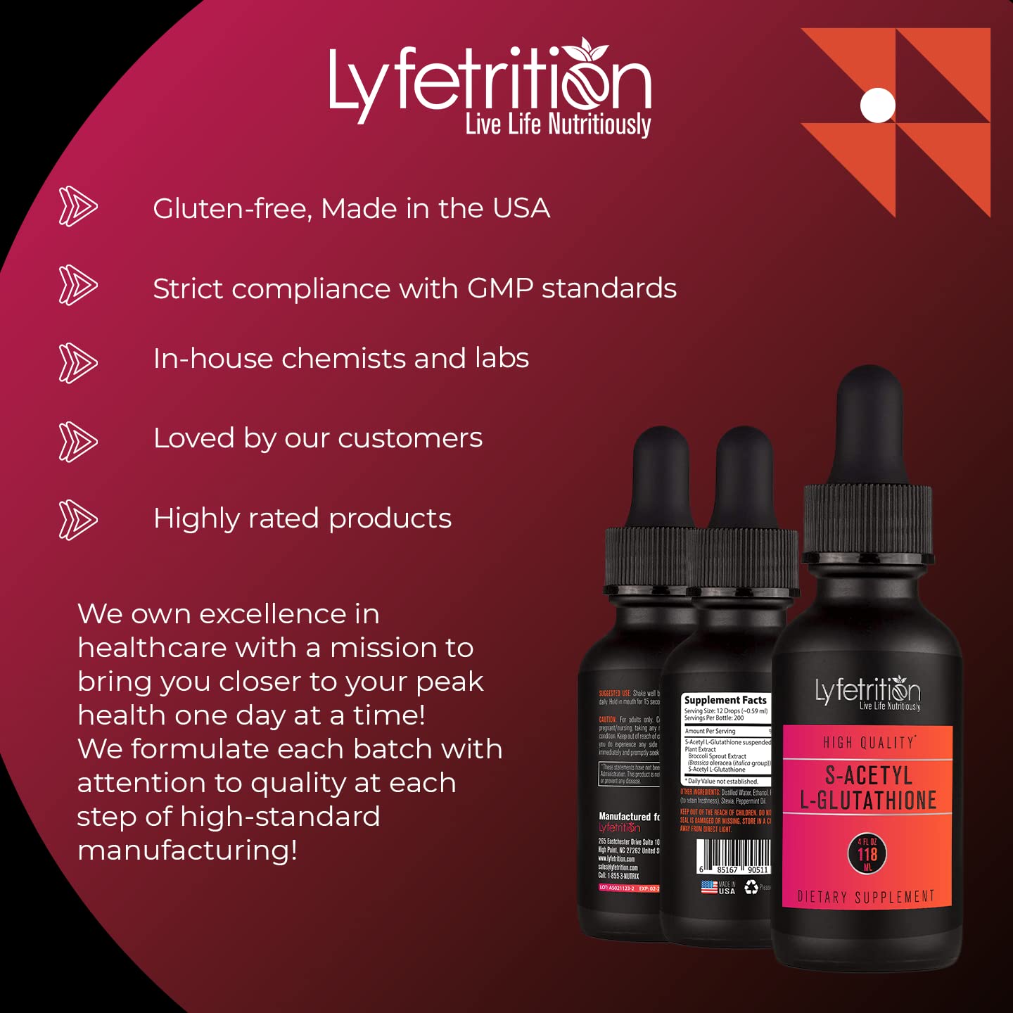 l glutathione made in usa Lyfetrition S-Acetyl L-Glutathione 98mg, 4 Oz Liquid, 220 Servings, USA, Quick Absorption, Quality Potent Ingredients, Third-Party Tested, Non-GMO, GMP Certified, Cruelty-Free Products : Health & Household Prospects of honey in Nuestra crema facial con vitaminas GHK-Cu:100mg