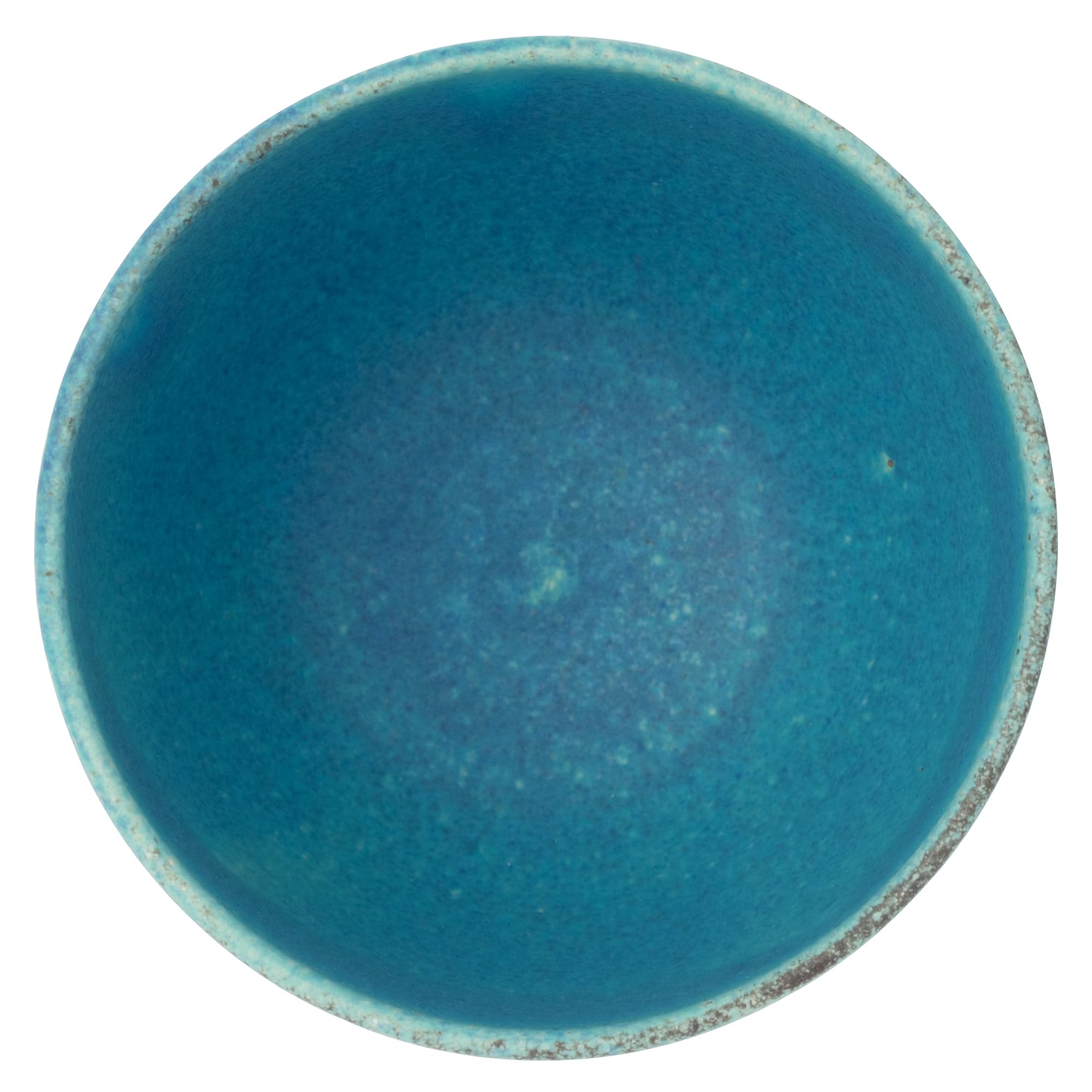 ???? Marui Pottery Shigaraki Ware 3-4590 Hechimon Donburi Rice Bowl, Capacity: Approx. 23.7 fl oz (700 ml), Blue Glaze, Blue